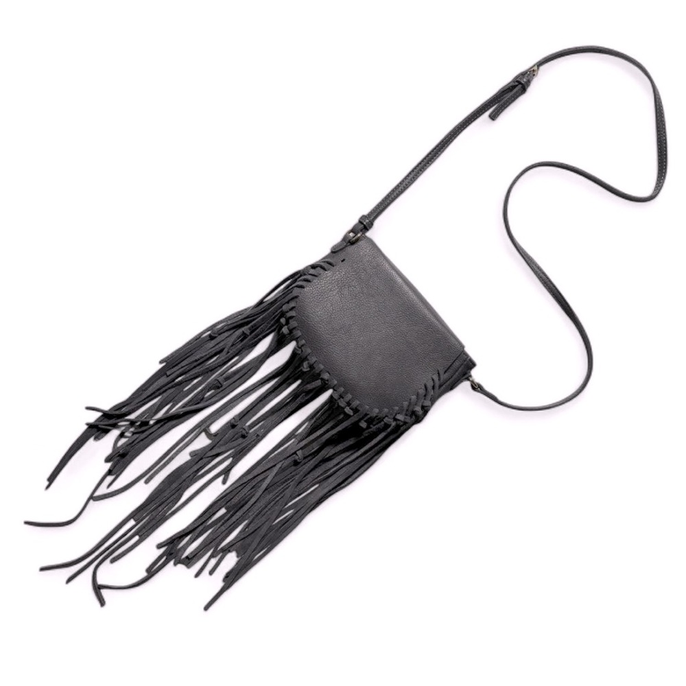 Dark Grey Blue Crossbody Boho Festival Fringe Bag Free People Inspo
